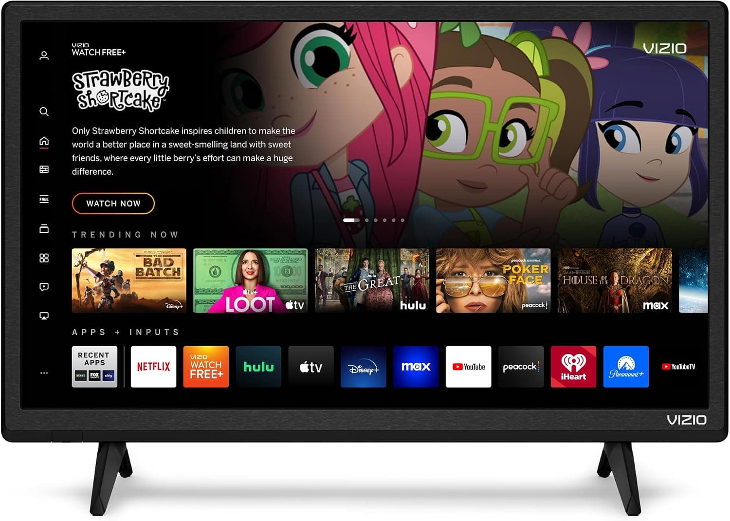 VIZIO Smart TV serie D de 24 pulgadas 720p con Apple AirPlay y Chromecast integrados, compatibilidad con Alexa, D24h-J09, modelo 2021