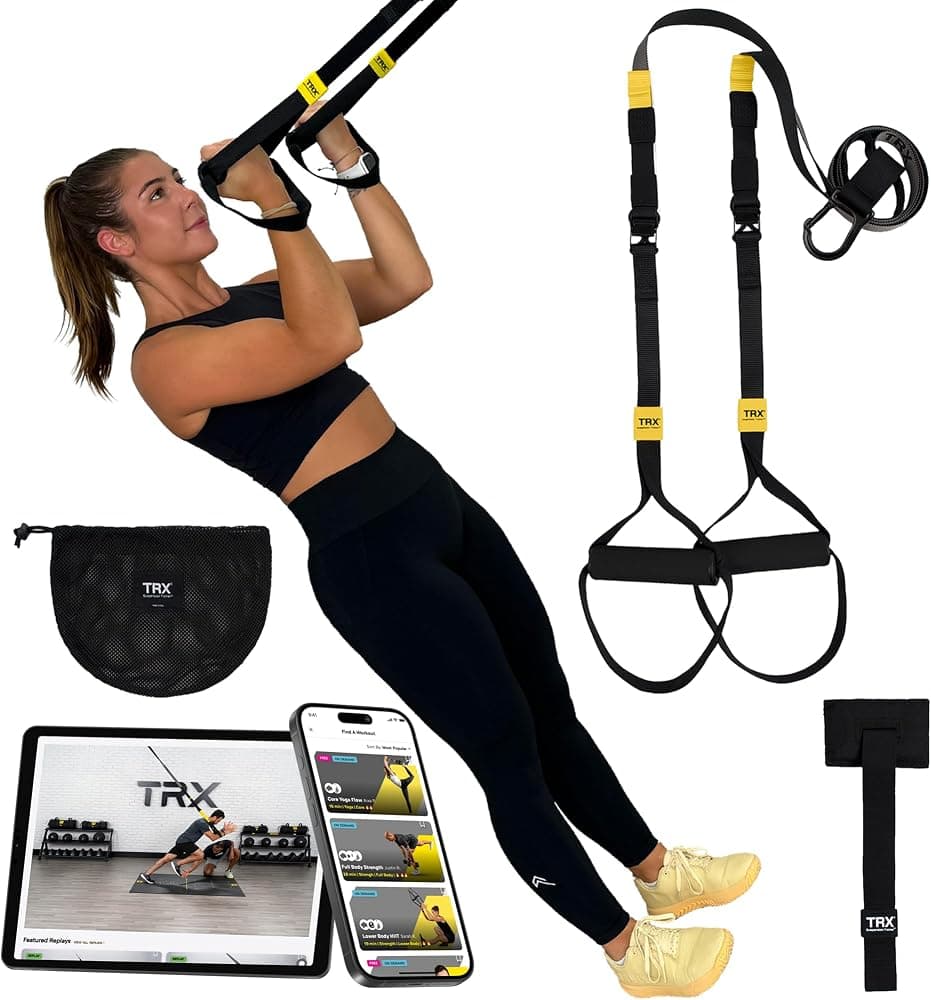 Entrenador de suspensión TRX GO, en casa, entrenamiento de gimnasio portátil, para entrenamiento de fuerza, equipo de ejercicio de cuerpo completo