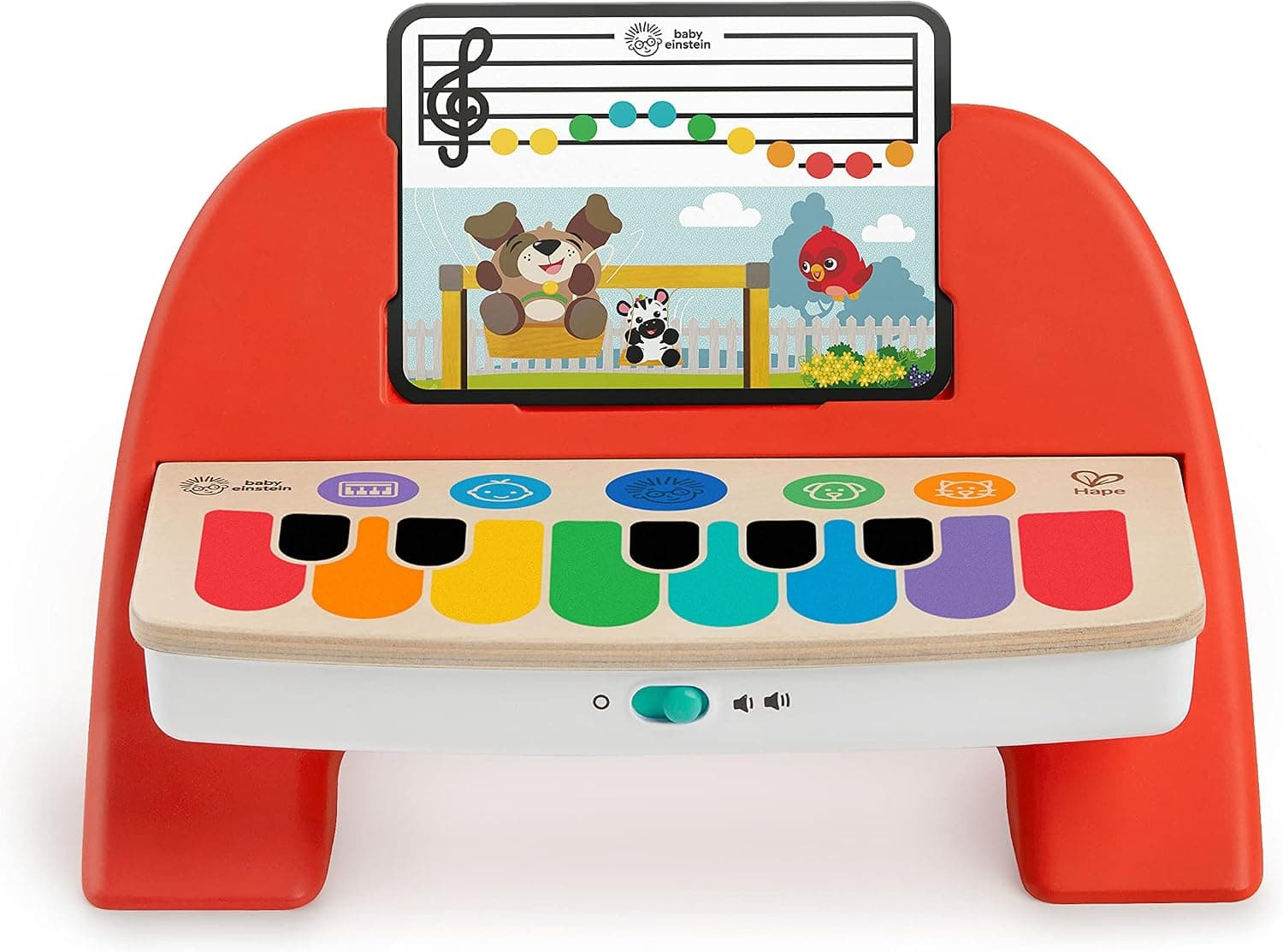 Baby Einstein Cal's First Melodies Magic Touch Piano de madera Juguete musical para bebés, a partir de 6 meses