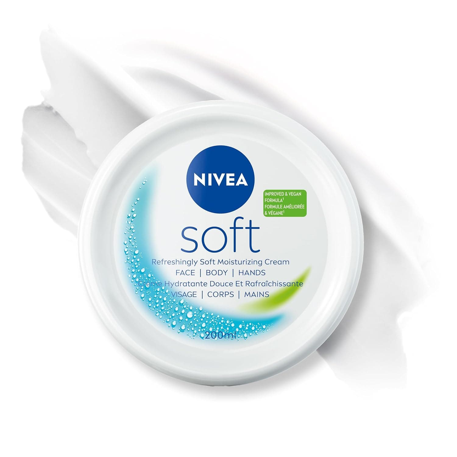 Nivea Crema, hidratante, suave 2.6 oz (paquete de 3).