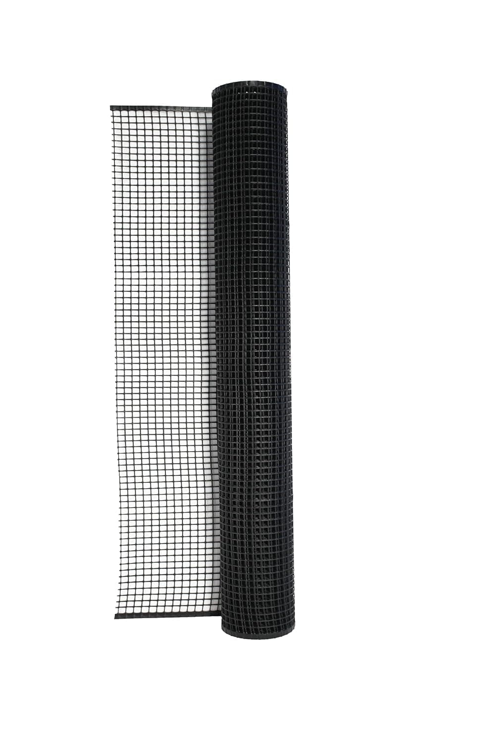 KidKusion Protector de cubierta resistente, negro - 10' de largo x 3' de alto | Hecho en EE.UU.; Red de Seguridad para Barandillas de Cubierta de Escaleras y Balcones Interiores/Exteriores; Seguridad Infantil; seguridad de mascotas; Seguridad de los juguetes