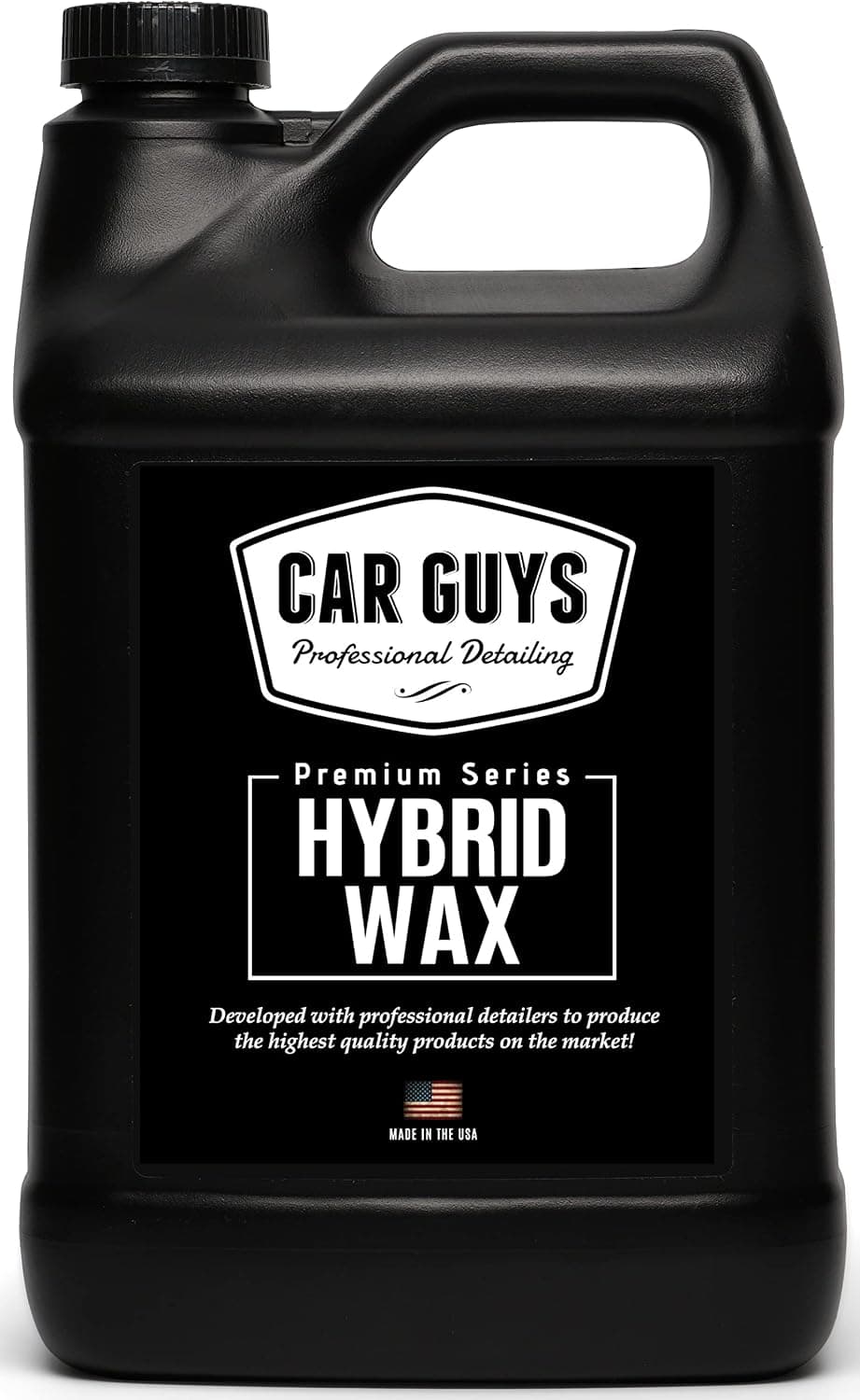 CAR GUYS Cera en aerosol híbrida de 1 galón de repuesto | Cera avanzada para automóviles | Duradero y fácil de usar | Seguro en todas las superficies | 1 galón (rociador no incluido)