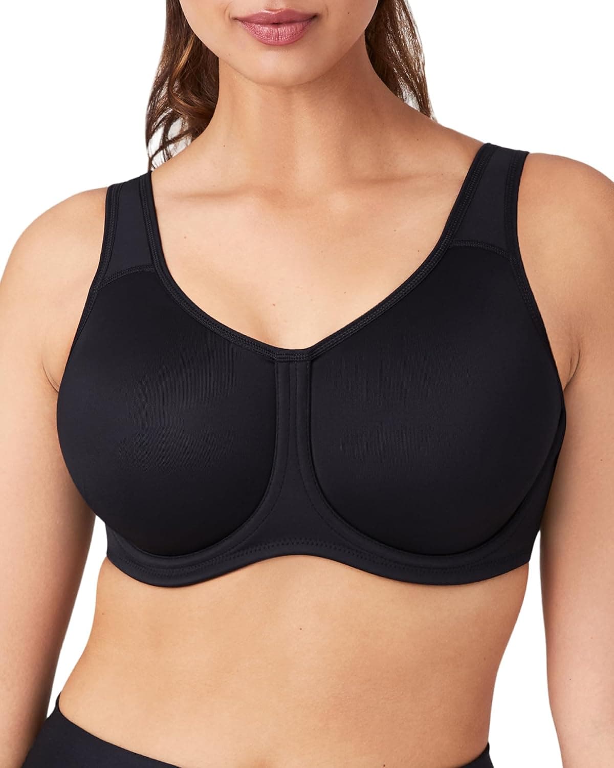 Wacoal Simone Sport - Sujetador deportivo con aros y cobertura completa sin forro para mujer, 855170