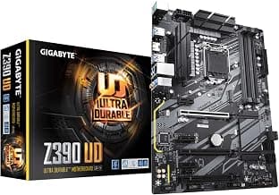 Z390 UD (LGA 1151 (Serie 300) Intel Z390 SATA 6Gb/s ATX Placa base Intel para minería de criptomonedas con decodificación superior a 4G, 6 ranuras PCIe)