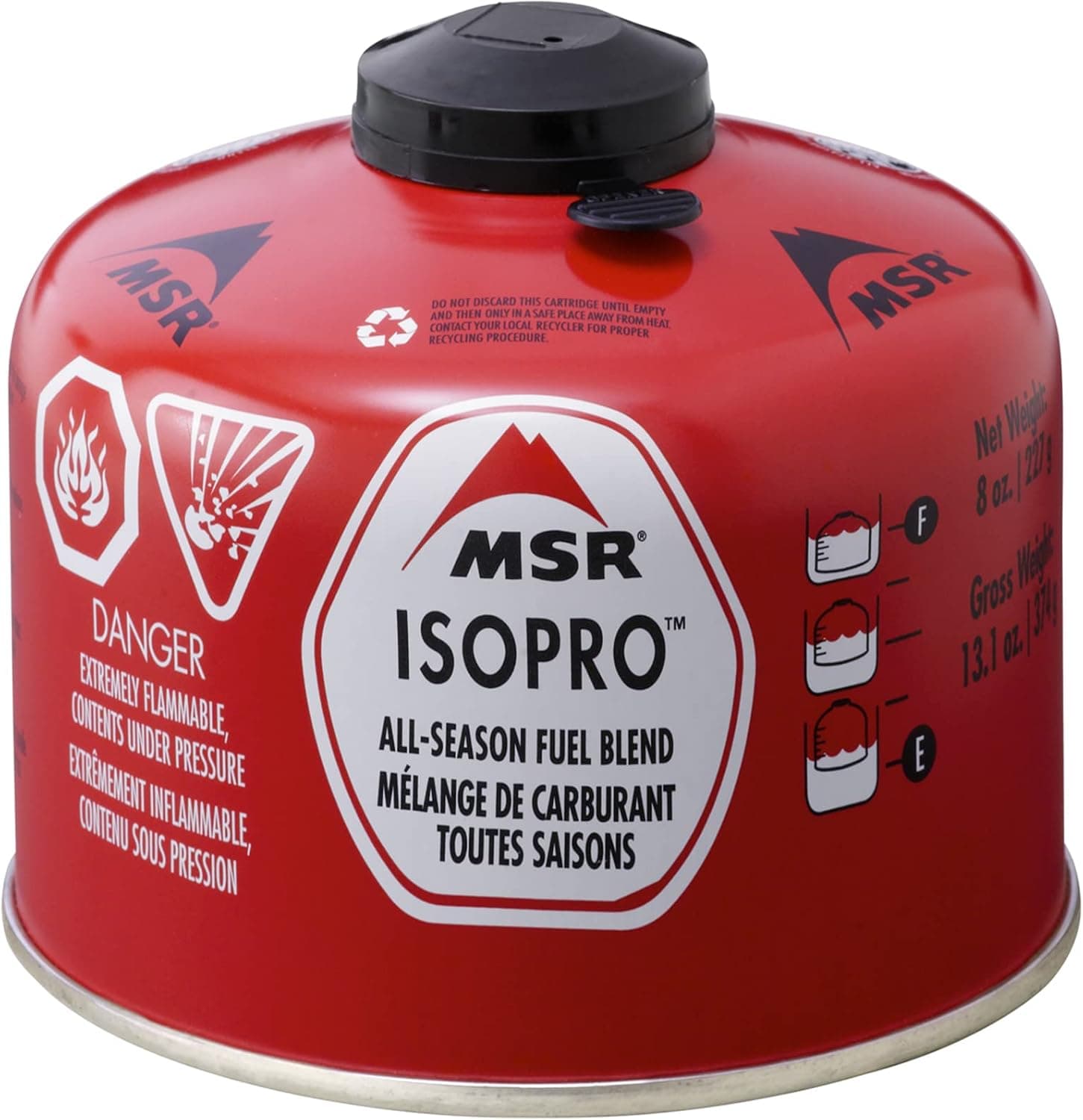 Bote de combustible MSR IsoPro para estufas de mochilero y camping