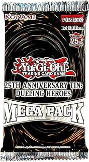 KONAMI Yu-Gi-Oh! Juego de Cartas Coleccionables 25 Aniversario Duelo de Héroes Booster MEGA Pack [18 Cartas]