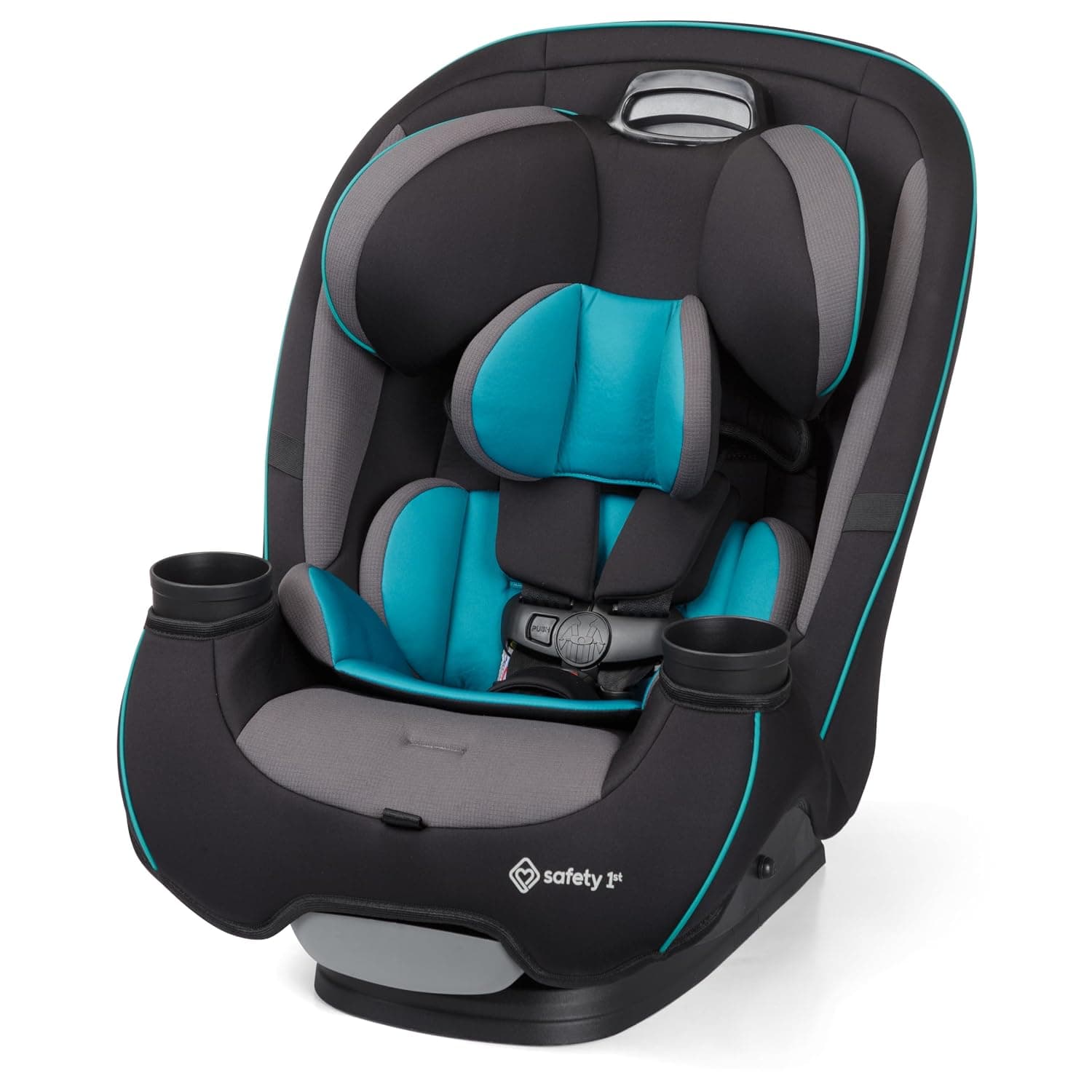 Asiento convertible todo en uno Safety 1st Grow and Go, orientado hacia atrás, de 5 a 40 libras, orientado hacia adelante (de 30 a 65 libras), asiento elevador con respaldo alto de 40 a 100 libras, Green Gables
