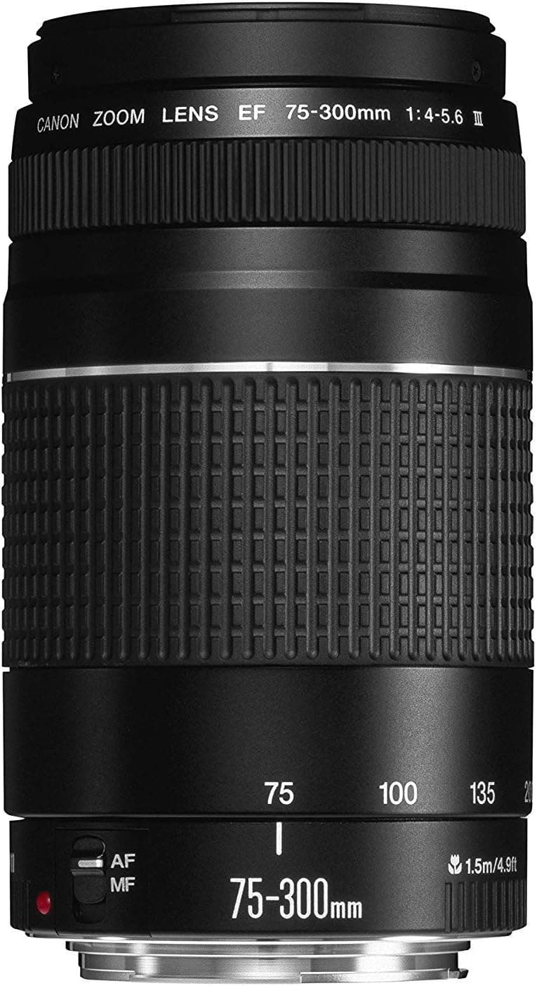 Canon EF 75-300 mm f/4-5.6 III Teleobjetivo con zoom para cámaras Canon SLR