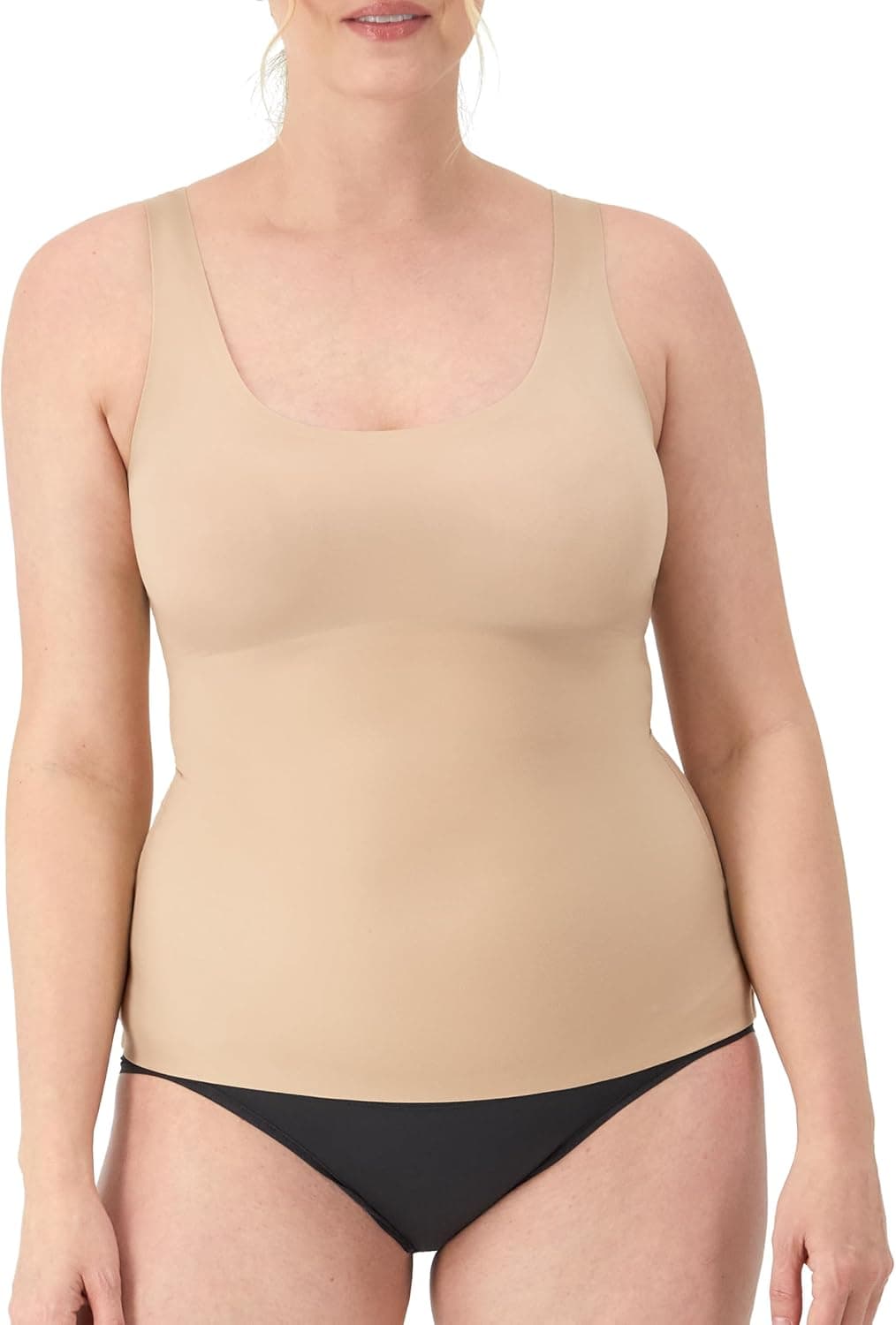 Maidenform Comfort Devotion Shapewear Camiseta sin mangas para mujer, camisola suavizante de control firme
