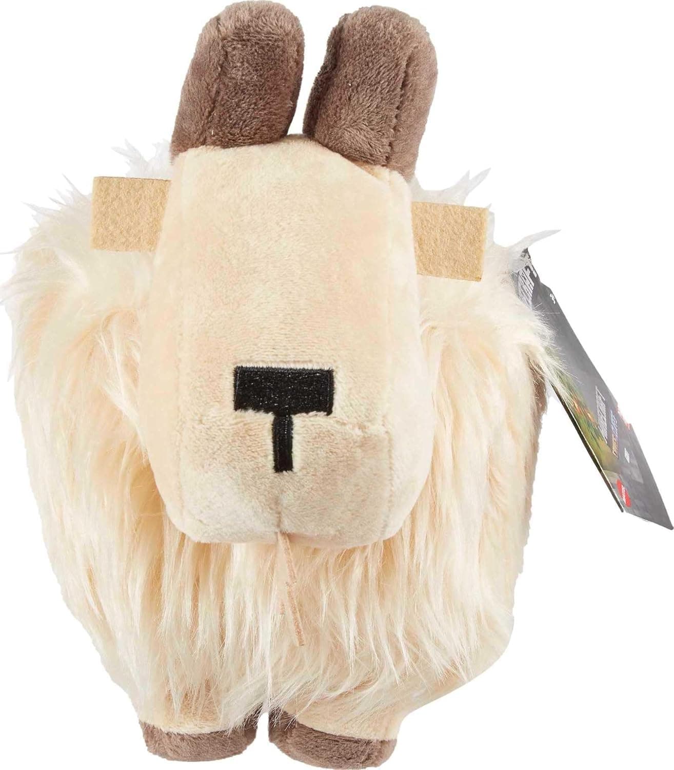 Mattel Minecraft Basic Plush Toy, muñeco suave de cabra, coleccionable de 8 pulgadas inspirado en un personaje favorito de los fanáticos del videojuego