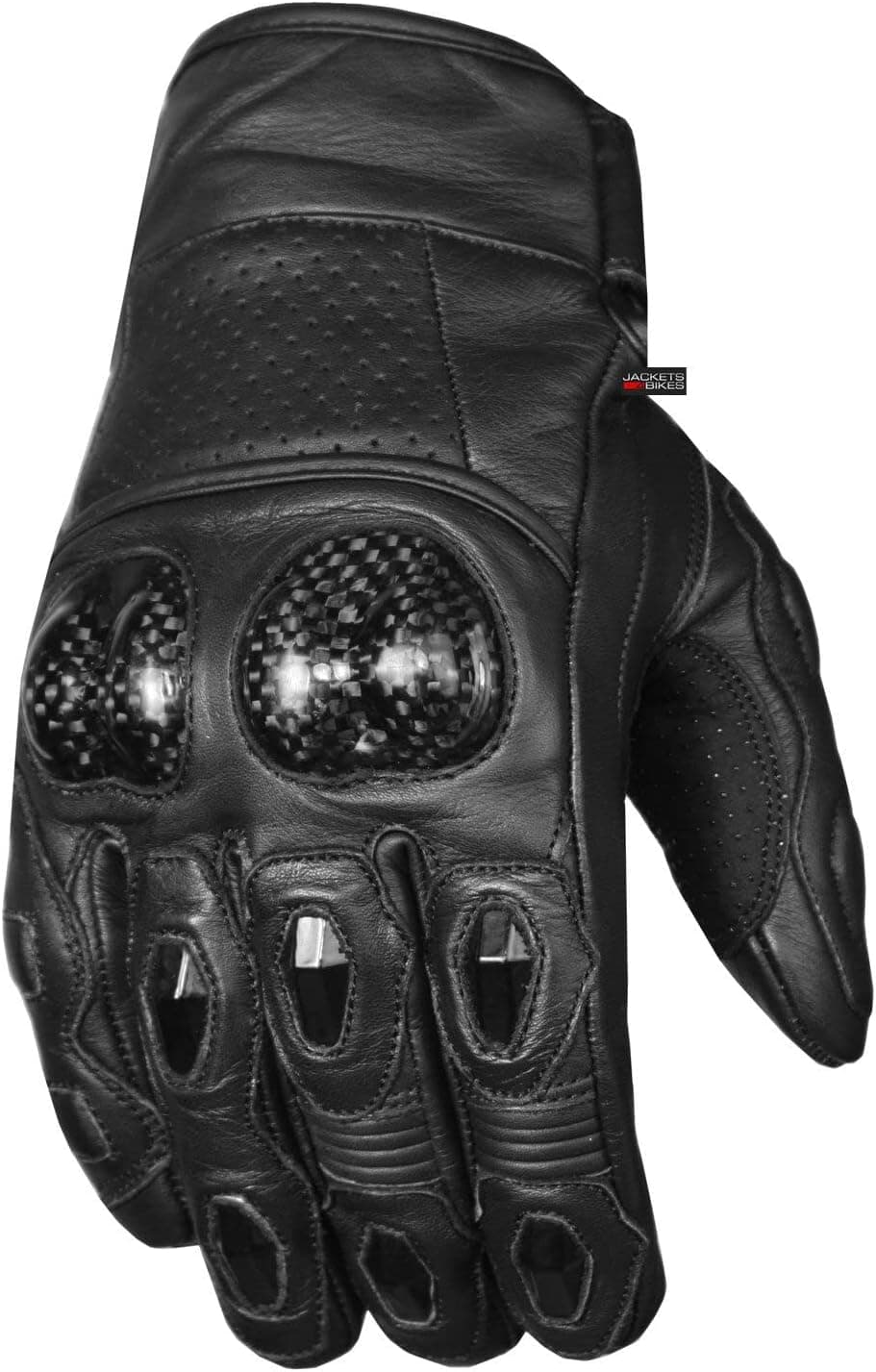 ICONIC Guantes de motocicleta para hombres y mujeres de cuero de vaca Powersport Riding | Protección de nudillos de fibra de carbono, deslizadores de palma, pantalla táctil, Street Cruiser Touring con dedos completos, palma reforzada de doble capa