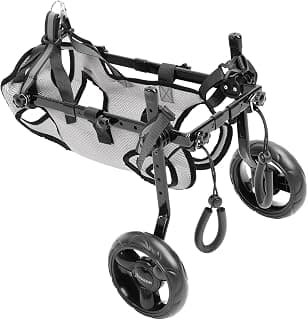 Scooter eléctrico para discapacitados, paseador de perros y gatos, silla de ruedas para rehabilitación de perros heridos y discapacitados, silla de ruedas para mascotas