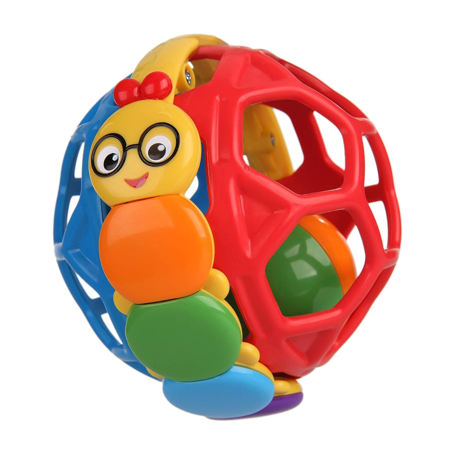 Baby Einstein Bendy Ball Sonajero Oball de fácil agarre, juguete sin BPA, a partir de 3 meses