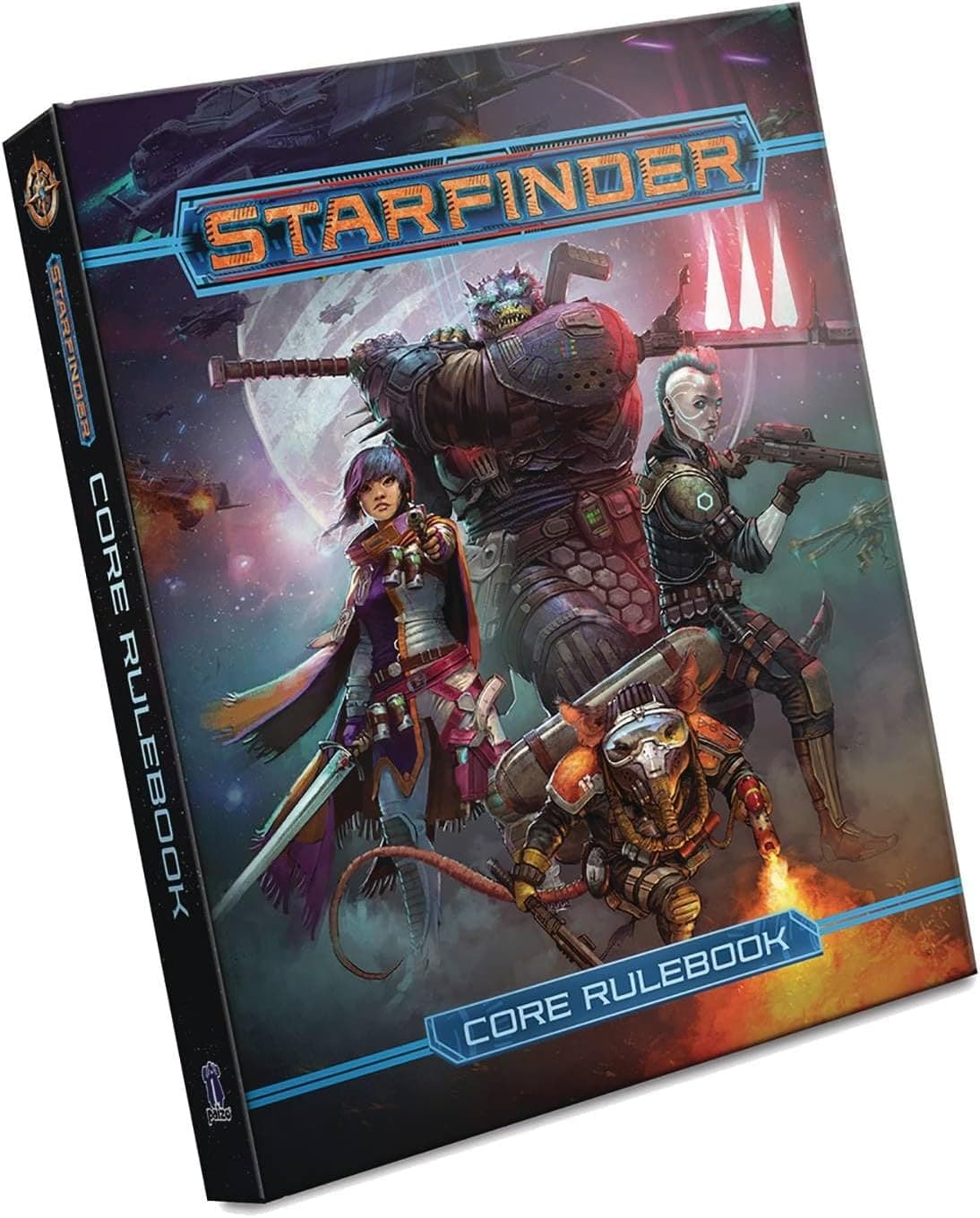 Starfinder Core Rulebook, RPG esencial de 528 páginas, tapa dura | Creación de personajes, combate de naves espaciales, reglas de magia y equipamiento (Paizo)