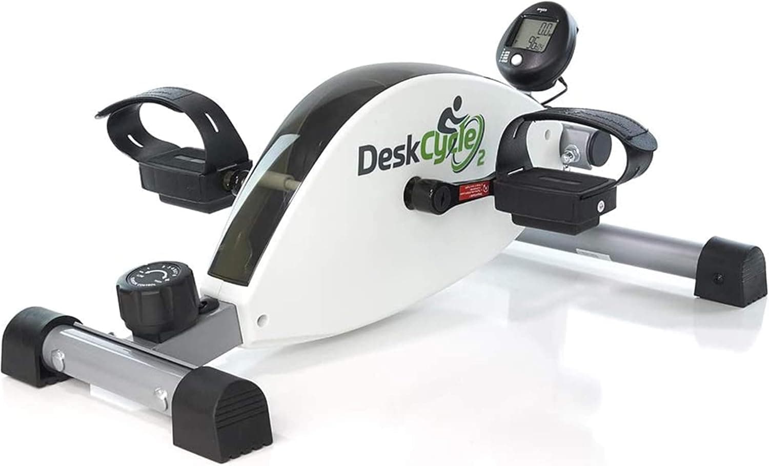 DeskCycle - Ejercitador de pedales para bicicleta debajo del escritorio, bicicletas estáticas para el hogar y la oficina, versiones estándar y de altura ajustable