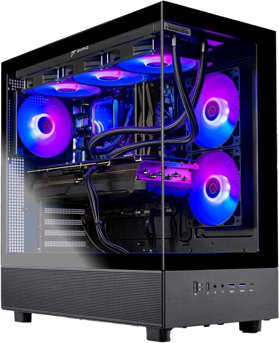 Skytech Gaming PC Desktop, Ryzen 7 9850X3D, RX 9070 XT, 32 GB de RAM, SSD de 2 TB