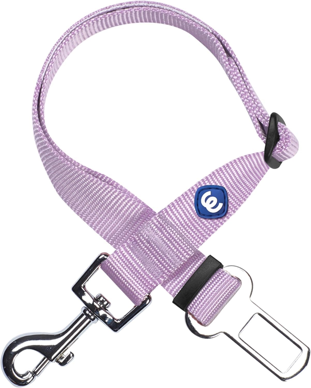 Blueberry Pet Dog Leash Essentials: Correa para cinturón de seguridad de color lavanda, elementos esenciales para cachorros y correas resistentes para perros grandes, seguridad para padres de mascotas, amantes de los perros y entusiastas de los viajes por carretera