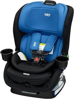 Britax Poplar Asiento convertible para automóvil, asiento para automóvil 2 en 1 con diseño delgado de 17 pulgadas, tecnología ClickTight, Cobalt Onyx
