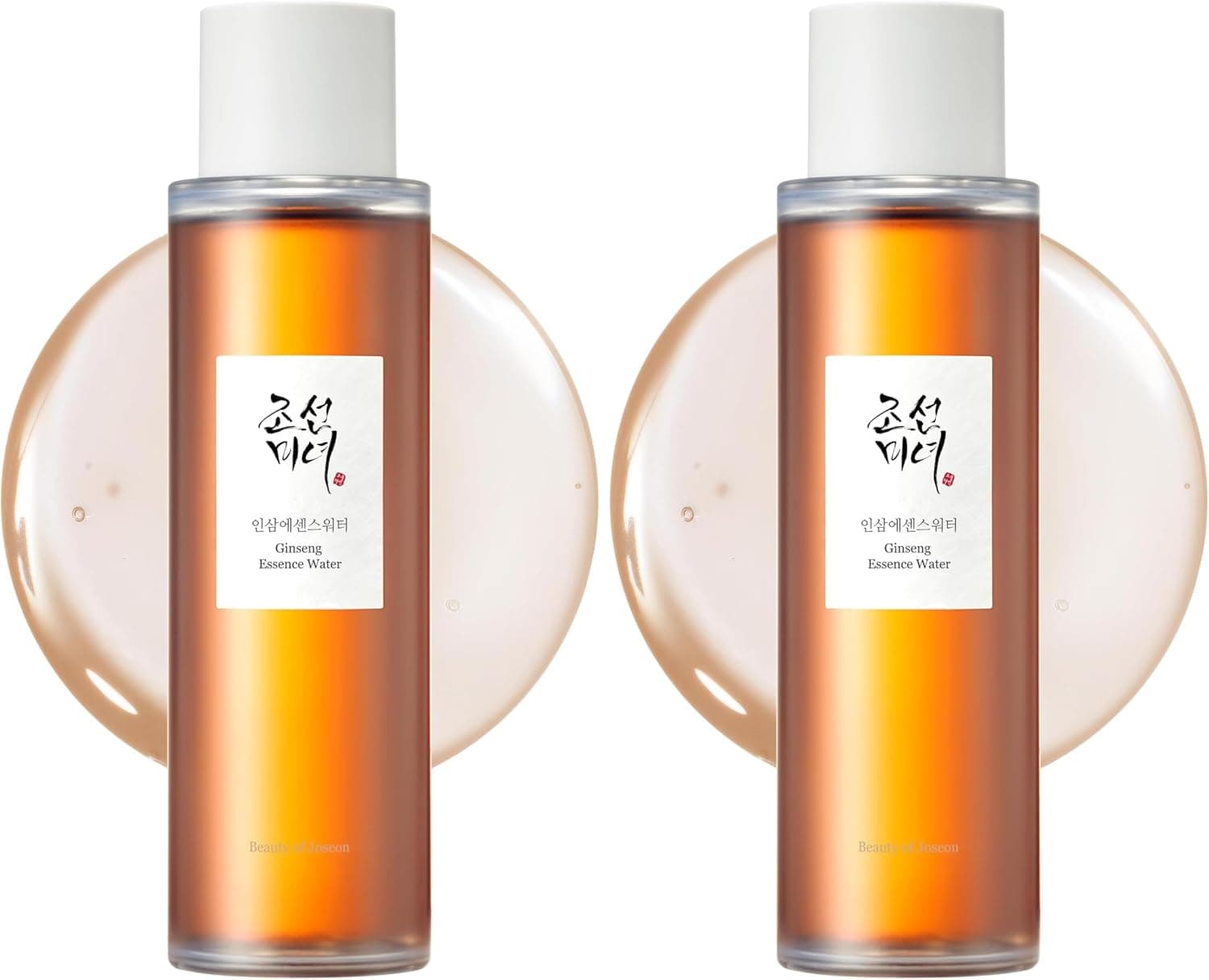 Tónico facial hidratante de agua Beauty of Joseon Ginseng Essence para pieles secas y opacas. Cuidado de la piel hidratante coreano para hombres y mujeres 150 ml, 5.07 fl.oz. (Paquete de 2)
