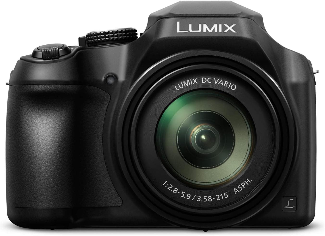 Panasonic LUMIX FZ80 Cámara digital 4K, cámara de vídeo de 18,1 megapíxeles, zoom 60X DC Vario lente de 20-1200 mm, apertura F2.8-5.9, Power O.I.S. Estabilización, LCD táctil de 3 pulgadas, Wi-Fi, DC-FZ80K (negro)