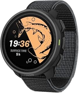 Reloj de buceo Nautic S con ordenador, pantalla táctil AMOLED resistente al agua hasta 80 m | Grafito, tiempo de inmersión de 60 horas, GPS integrado, mapas sin conexión, análisis de gas inalámbrico, aplicación SUUNTO, GPS, herramientas meteorológicas