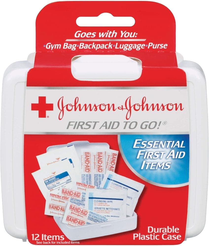 Botiquín de primeros auxilios de la Cruz Roja Johnson & Johnson