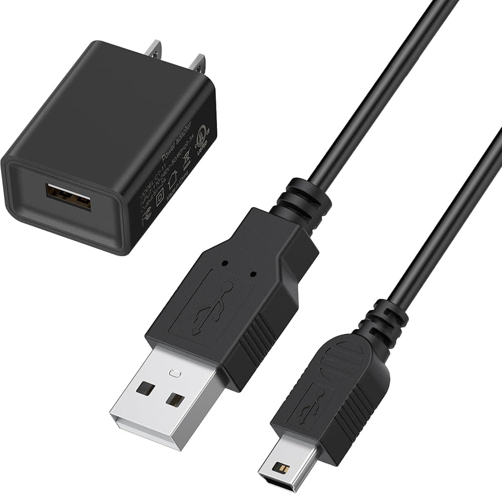 Vancle Cable cargador de pared rápido para calculadoras Texas Instruments TI-84 Plus CE, TI84 Plus C Silver Edition, TI 89 Titanium, calculadora gráfica TI-Nspire CX/CAS