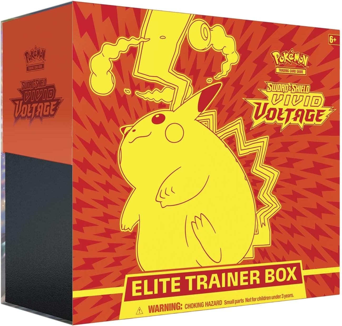 Tarjetas Pokémon: Espada y Escudo 4 Vivid Voltage Elite Pikachu - Caja de Entrenador, Multicolor