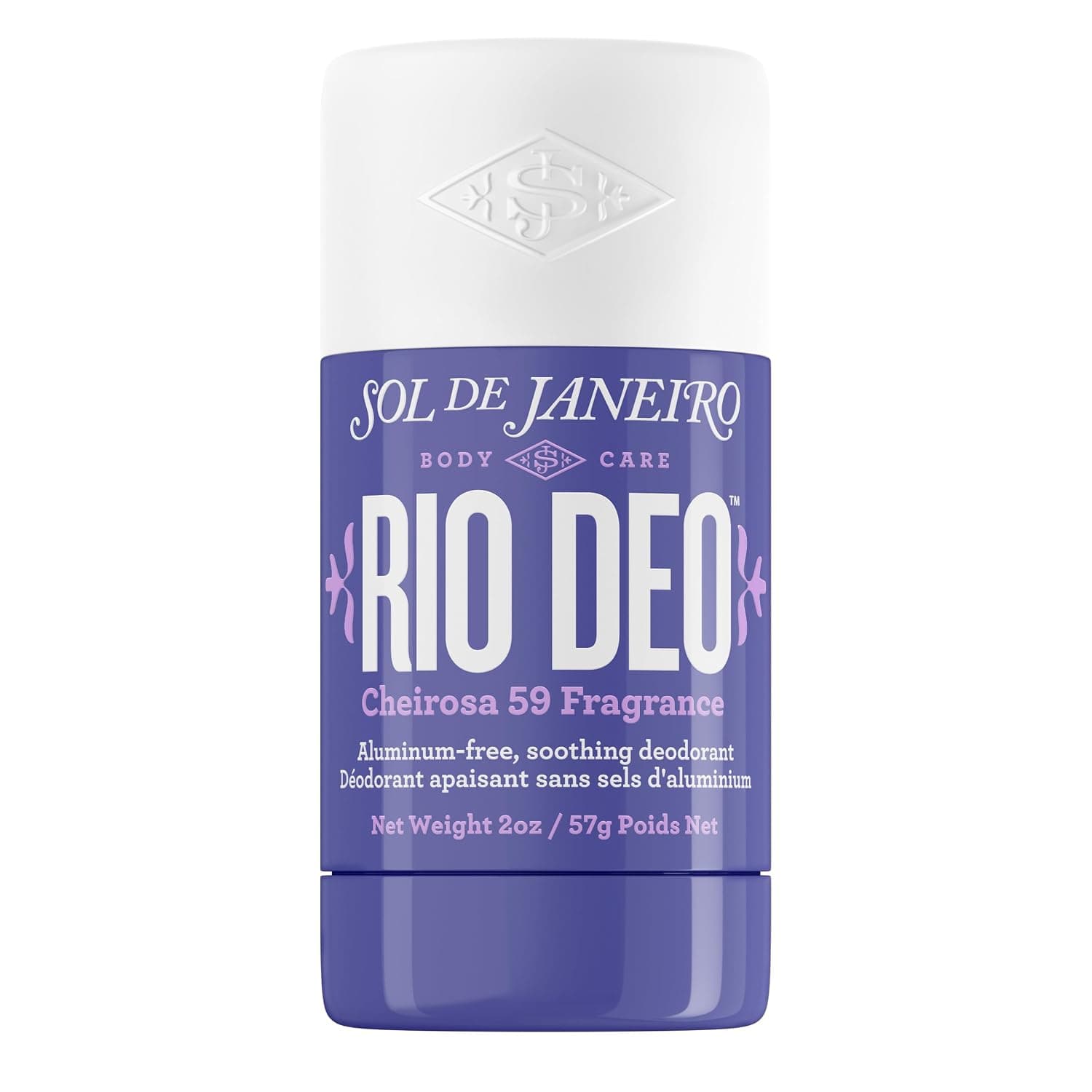 Sol de Janeiro Rio Deo - Refillable Aluminum Free Deodorant | Prevents Odor, Gently Exfoliates, Evens Skin Tone