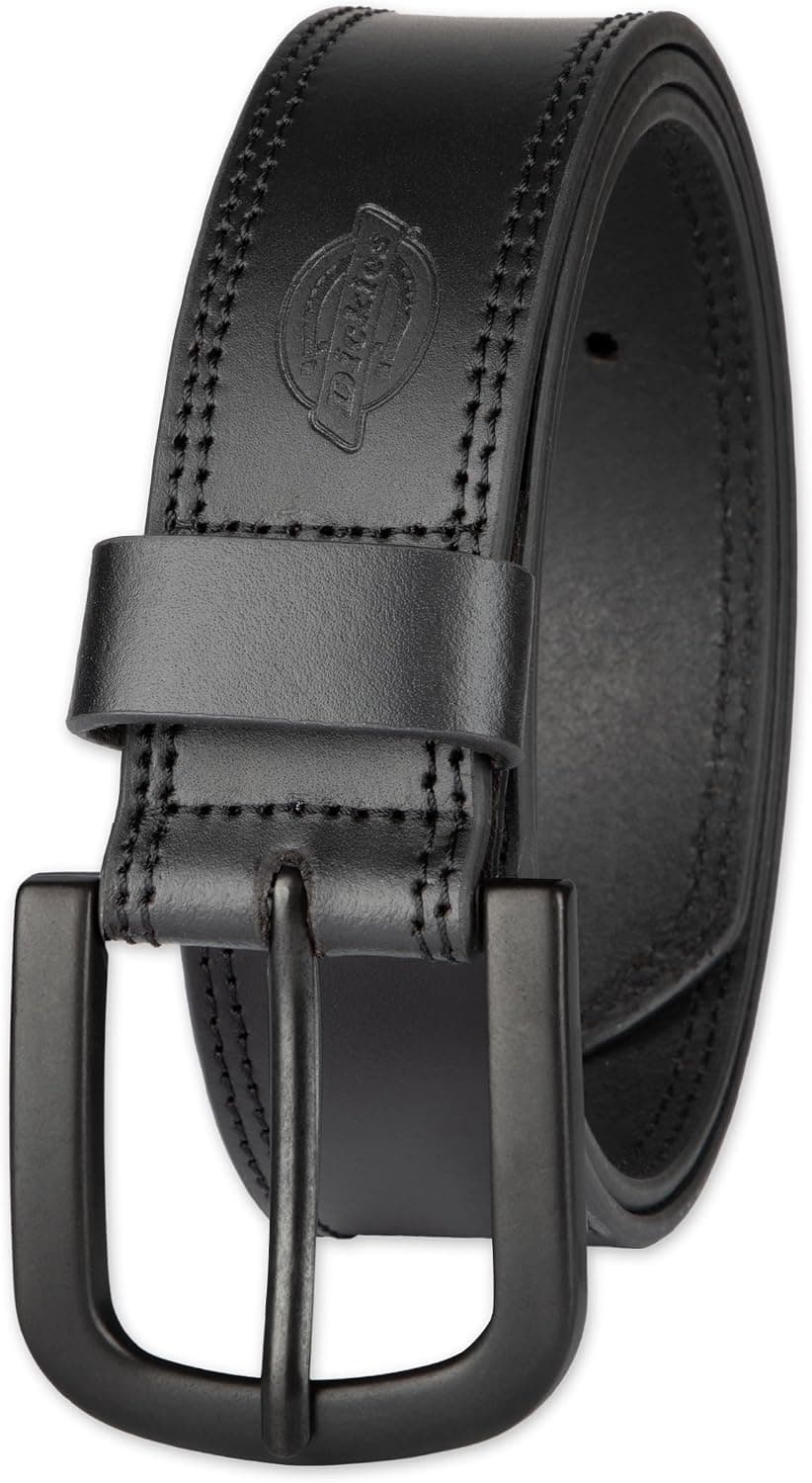 Dickies Cinturón casual de trabajo de cuero genuino para hombre