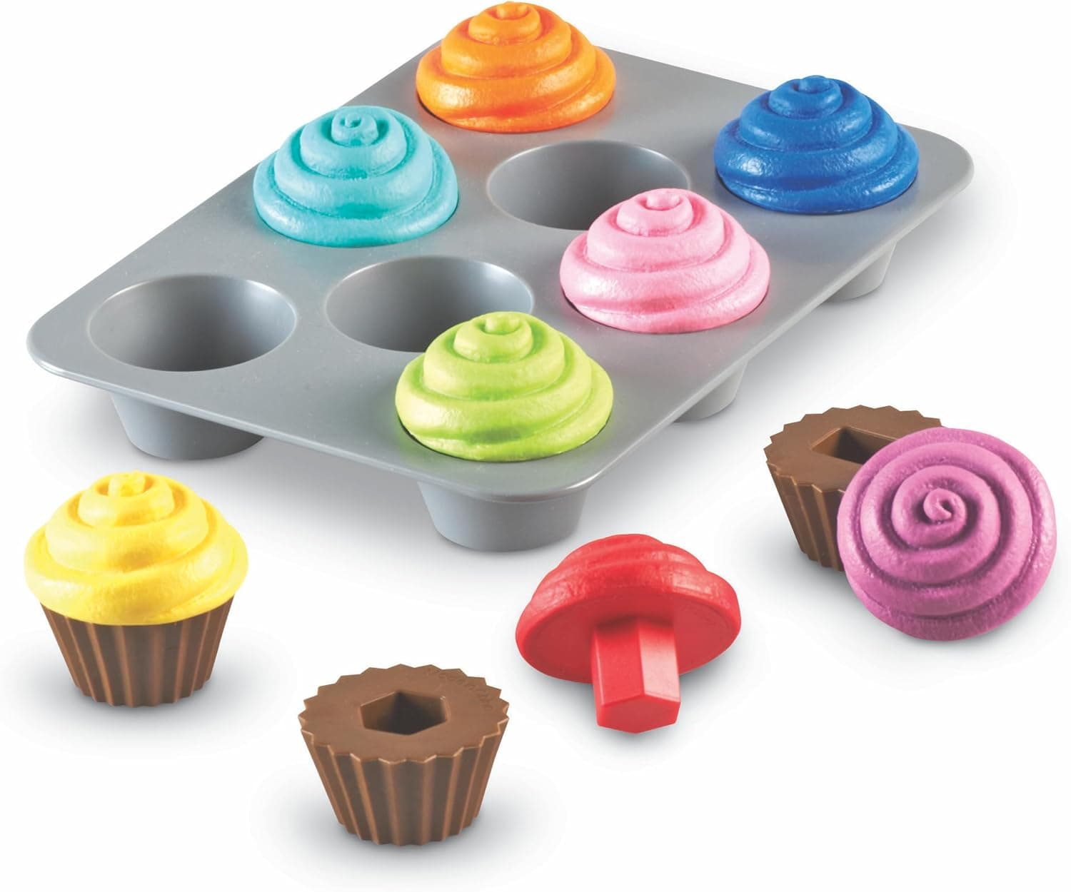 Learning Resources Smart Snacks Shape Sorting Cupcakes