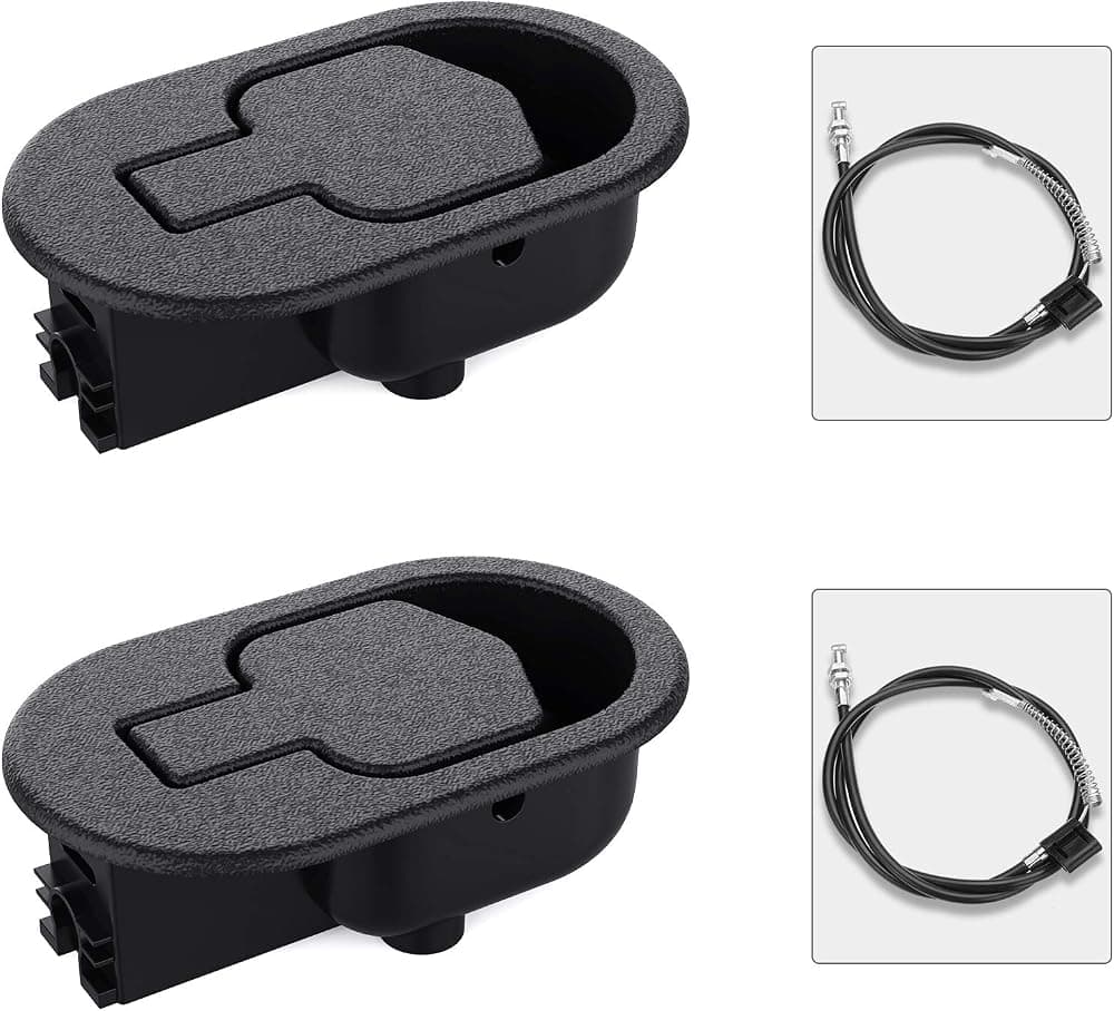 Juego de 2 piezas de repuesto para sillón reclinable, manija de liberación duradera para sillón reclinable con cable de tracción para sillón reclinable, piezas de repuesto de reparación compatibles con la mayoría de los muebles de sillón reclinable, sofá y sofá