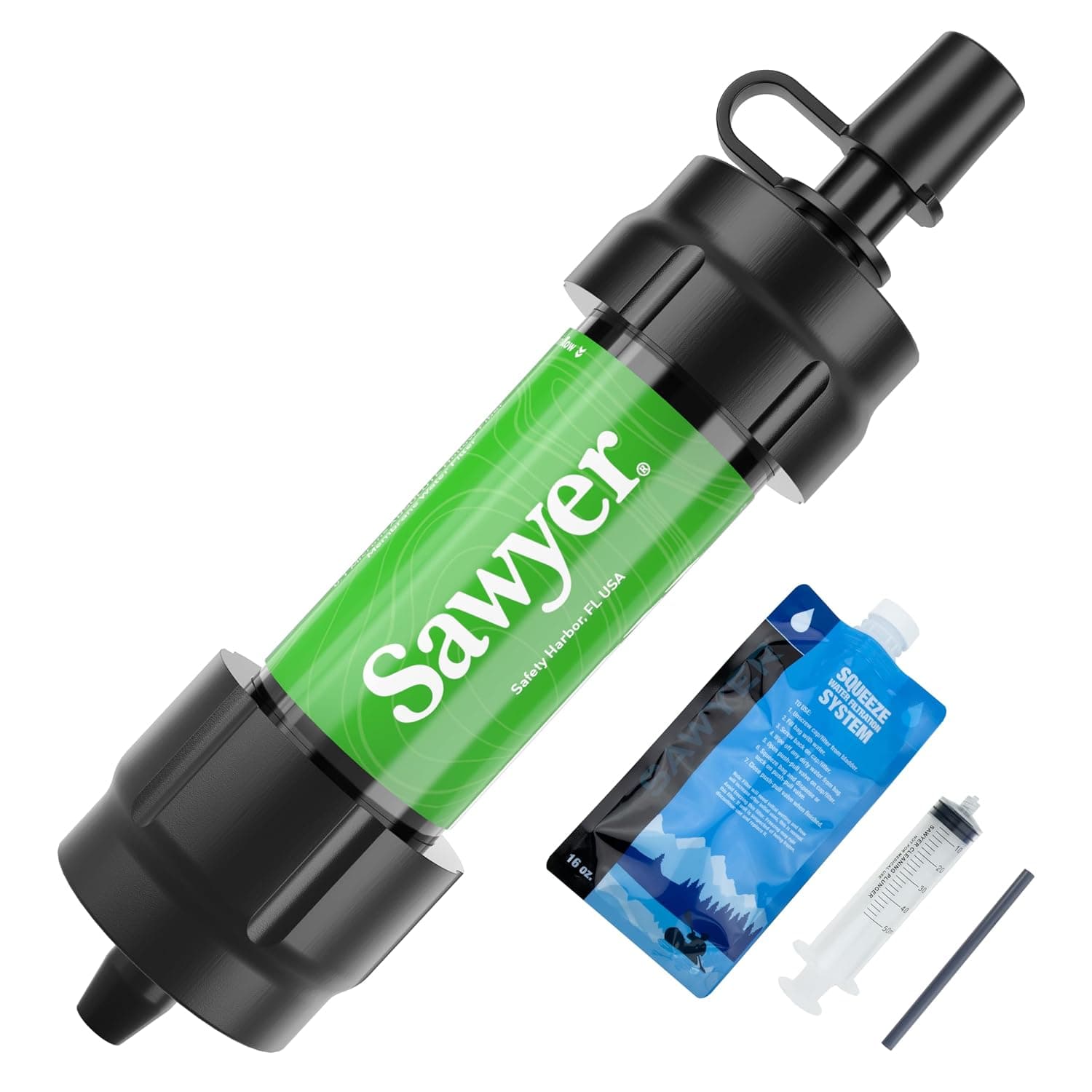 Sistema de Filtración de Agua Sawyer Products SP101 MINI, Único, Verde