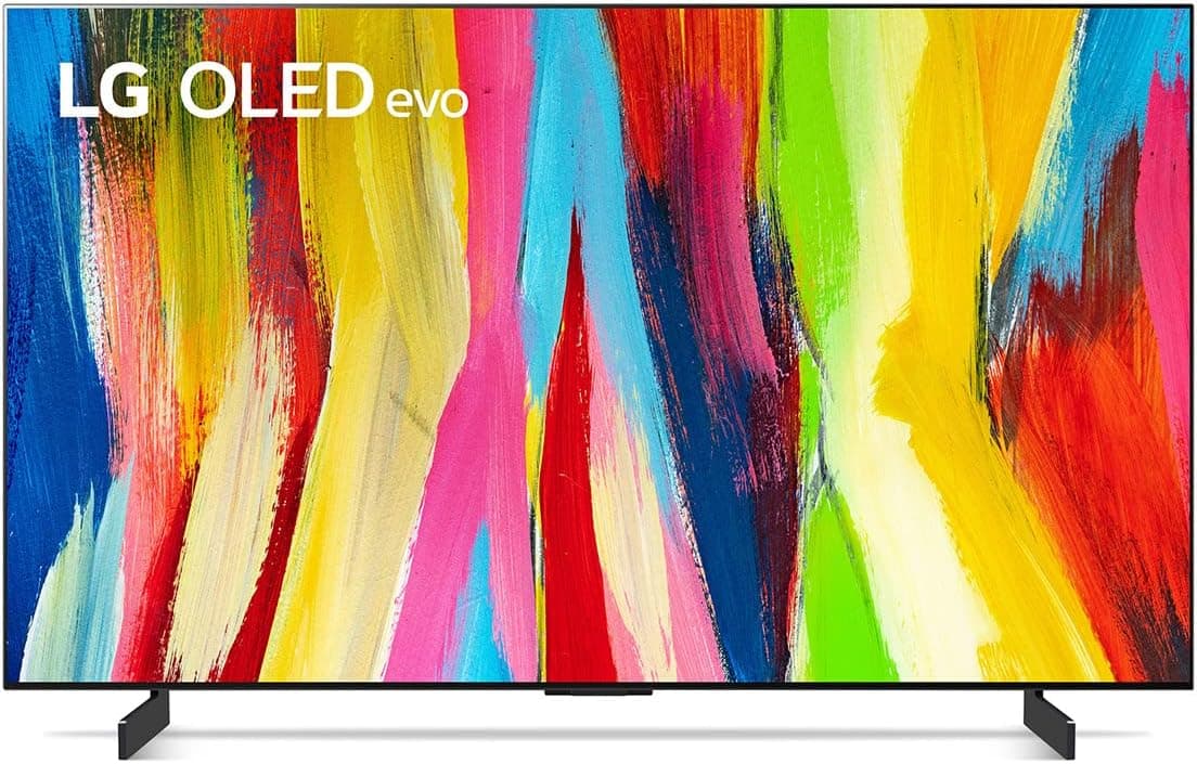 LG C2 Series Class OLED evo Smart TV de 42 pulgadas OLED42C2PUA, 2022 - TV 4K con tecnología AI, Alexa integrada