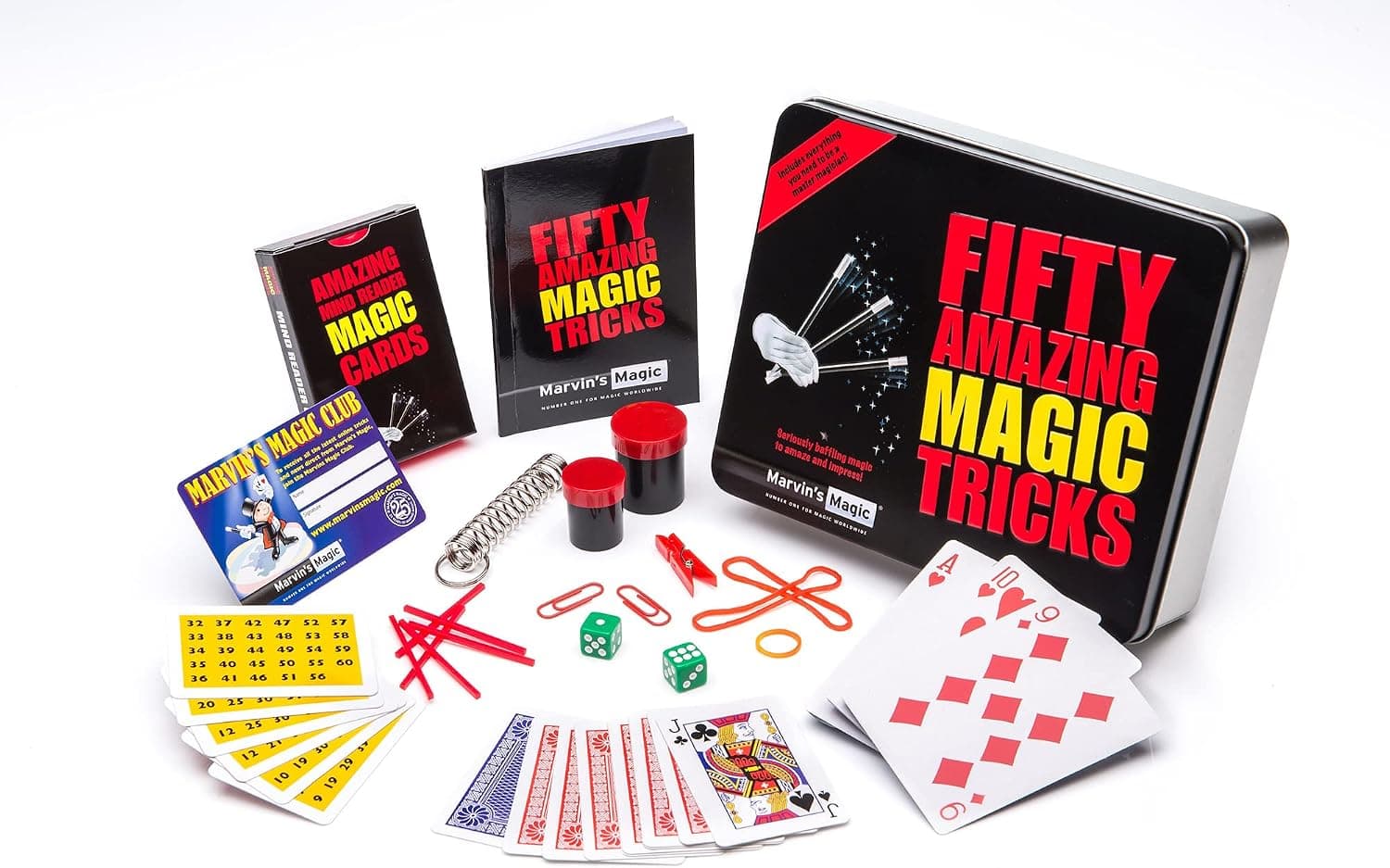 Marvin's Magic Kids Magic Set - Magic Tricks & Illusions Age 8+