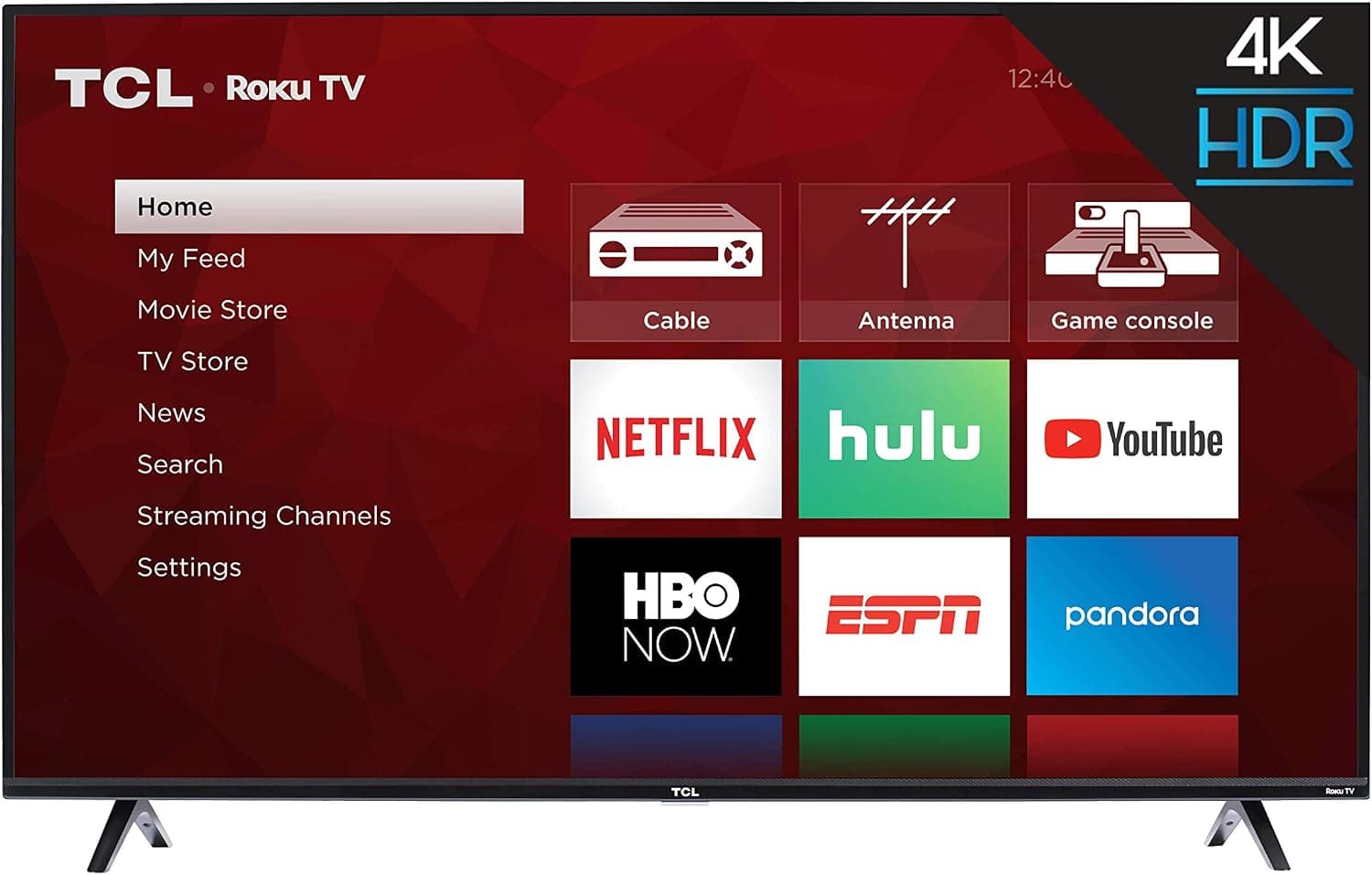 TCL 55S425 Televisor Roku LED inteligente 4K de 55 pulgadas (2019)