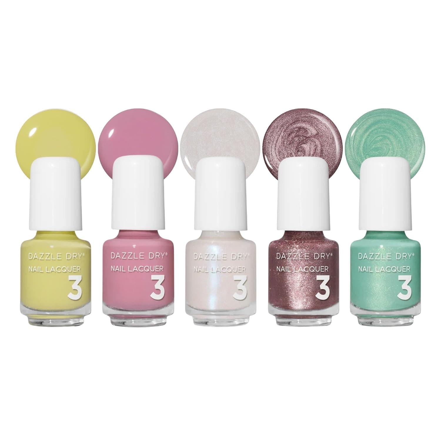 Dazzle Dry Mini Flight – Handpicked – 5 Mini Lacquers | 5-Piece Mini Nail Polish Set · Fast-Drying · Long-Lasting · Non-Toxic Manicures