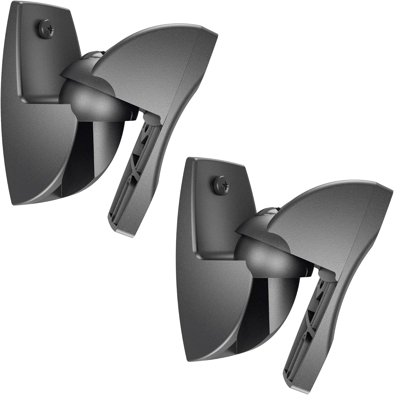 Vogel's VLB 500 Universal Speaker Wall Mount Set Swivels up to 180º (Left/Right) Can be Tilted up to 20º Pre-Assembled Max. 11 lbs (5 kg) Black 2 mounts