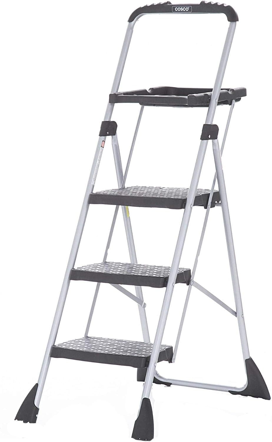 Cosco Max Steel Work Platform, Easy Fold One-Hand Lock, Convenient Project Trays, Stable & Secure, ANSI Rated 225 lbs, 10 Year Warranty