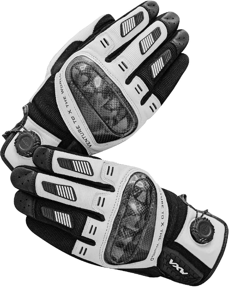 Guantes de motocicleta de alta protección para hombres – Diseño de protección de articulaciones y deslizadores de palma de gel, equipo deportivo de alta velocidad para MTB/ATV/BMX/motocross/carreras/equipo de bicicleta de cross