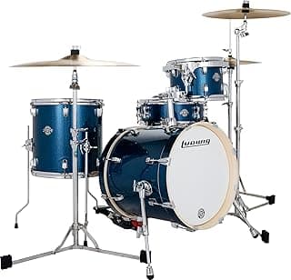 Ludwig Breakbeats by Questlove 4-piece Shell Pack - Deep Blue Sparkle