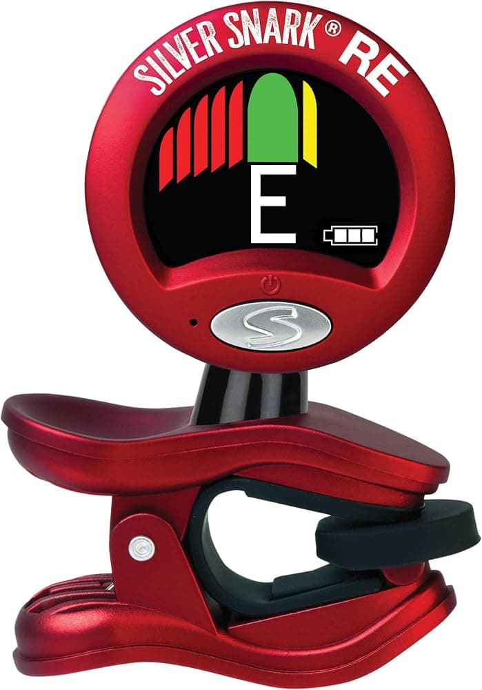 Afinador cromático Snark plateado SIL-RED Rojo | 0