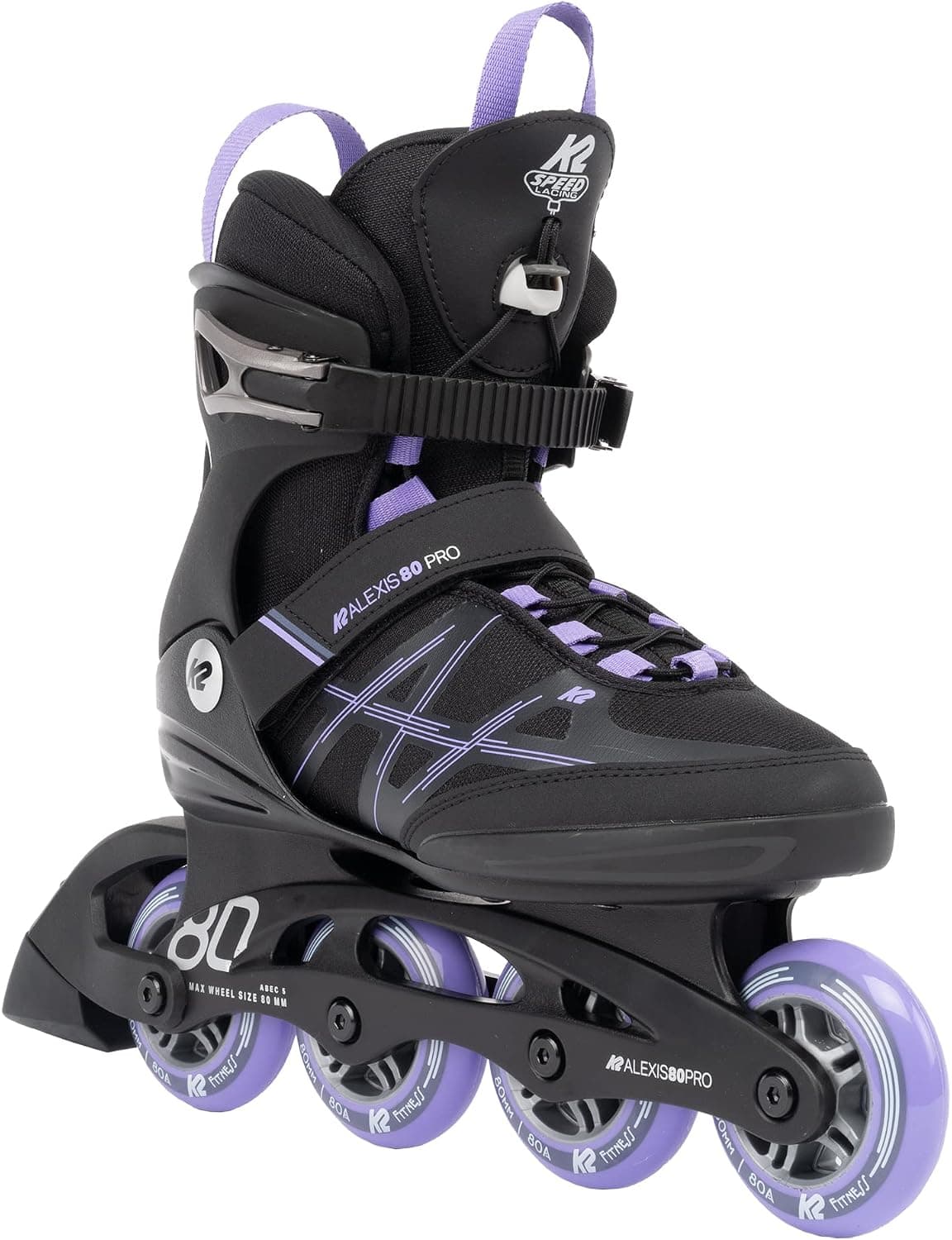 Patines en línea K2 Alexis 80 Pro Lavendar Mujer
