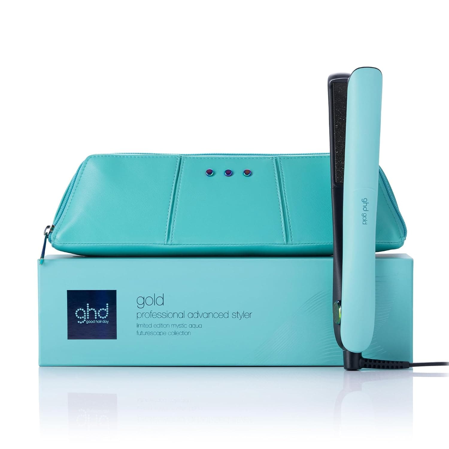 Plancha de pelo ghd Gold ― Plancha de pelo de 1" | Herramienta profesional de peinado y alisado de cerámica para un cabello más fuerte y más protección del color