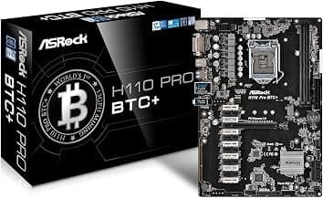 ASRock H110 Pro BTC+ 13GPU Placa base para minería Criptomoneda