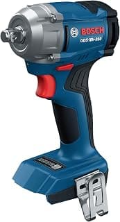 GDS18V-350N 18V Sin escobillas ½ pulg. Llave de impacto de torque medio: torque de separación de 410 pies-libras, torque de sujeción de 250 pies-libras, diseño compacto (herramienta sola)