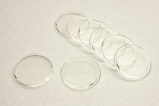 (10) Cápsulas para monedas Air-tite modelo A24.3 de ajuste directo para cuartos de dólar estadounidenses y otras monedas de 24,3 mm de diámetro
