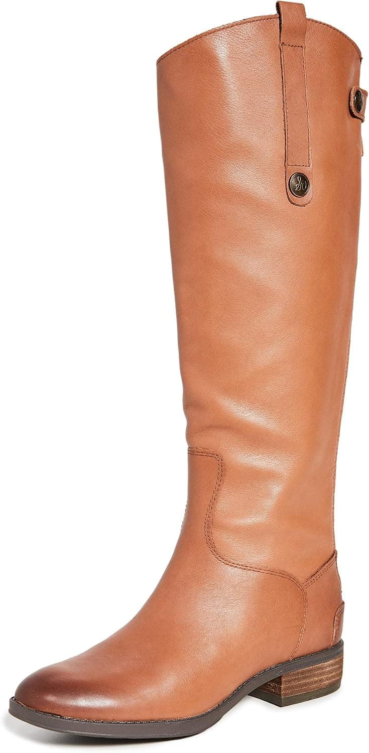 Sam Edelman Women's Penny Leather Riding Boot | Casual Boots