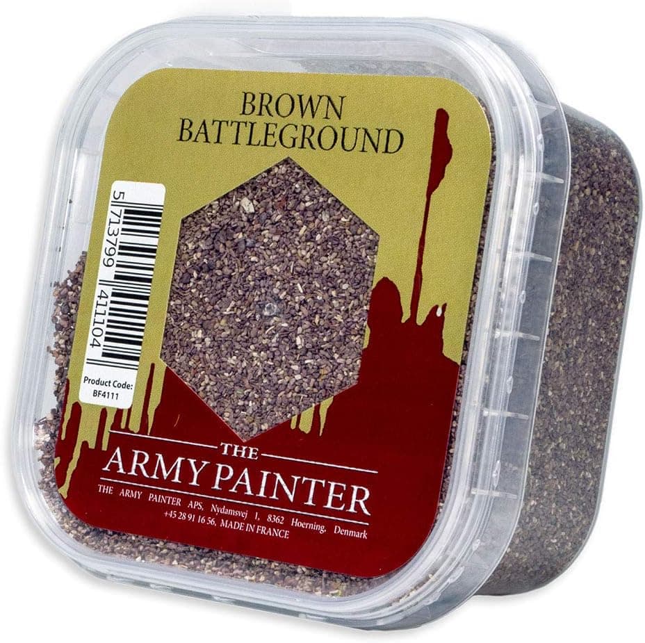 The Army Painter Battlefield Essential Series: Arena para base en miniatura de Battleground marrón, 150 ml