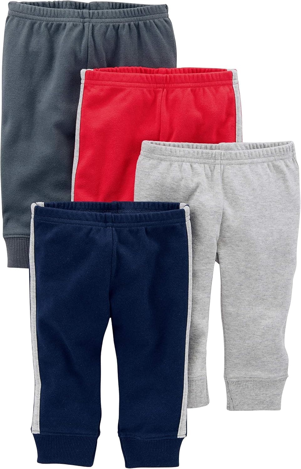 Paquete de 4 pantalones neutros para bebé de Simple Joys by Carter's